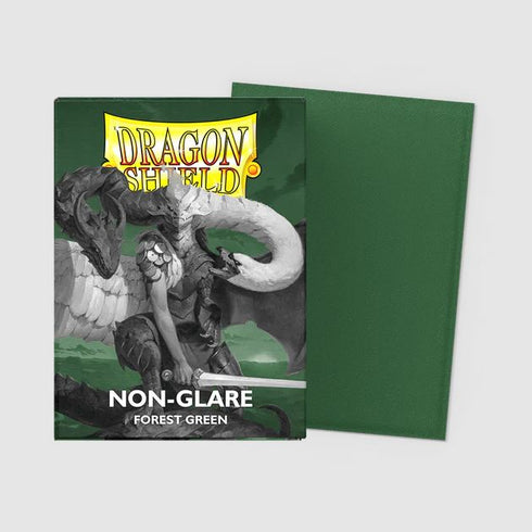 Dragon Shield: 100 count Standard Size - Non-glare Forest Green