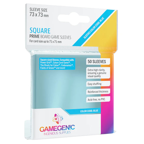 Gamegenic: Prime Board Game Sleeves - Square (73 x 73 mm)