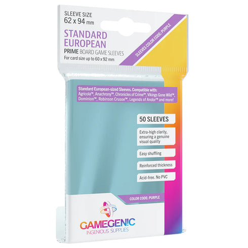 Gamegenic: Prime Board Game Sleeves - Standard European