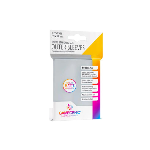 Gamegenic: Matte Standard Size Outer Sleeves