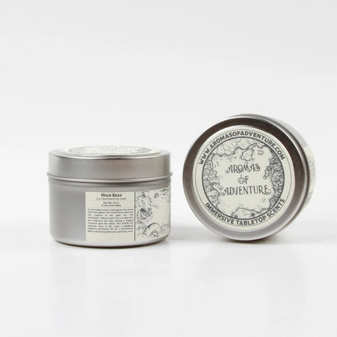 Aromas of Adventure: 8 oz Hand Poured Soy Candle - "High Seas"