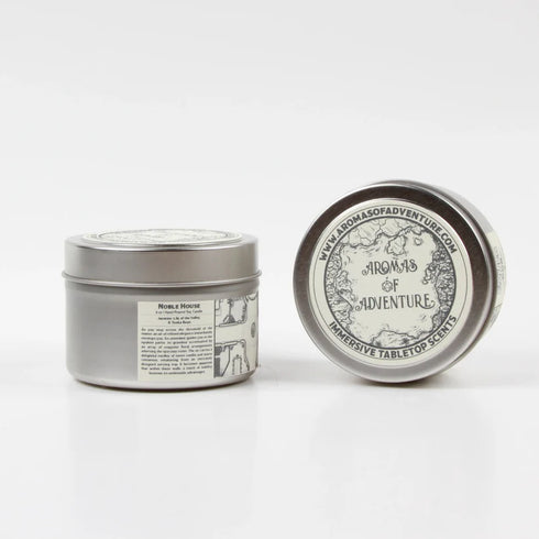 Aromas of Adventure: 8 oz Hand Poured Soy Candle - "Noble House"