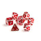 Die Hard Dice: 7 Piece RPG Set - Mythica Platinum Ruby