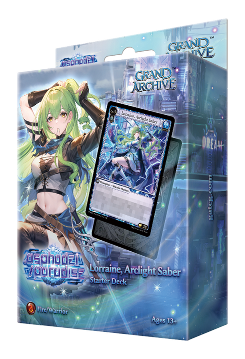 PREORDER Grand Archive: .Asphodel/Paradise - "Lorraine, Arclight Saber" Starter Deck