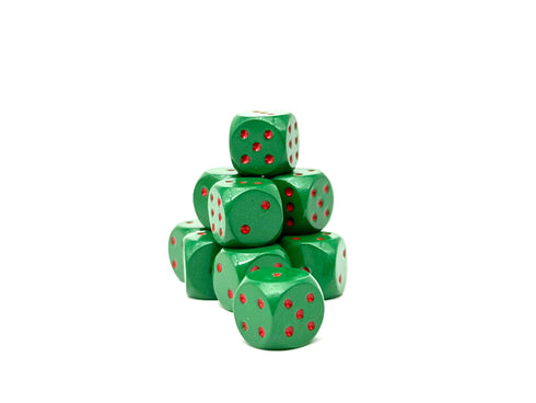 Norse Foundry: Warpips 10 D6 12mm - Green