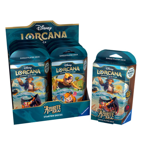 Lorcana TCG: Azurite Sea Starter Deck - Emerald & Sapphire
