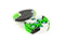 MDG: Silicone Round Dice Case - Green/Black/White