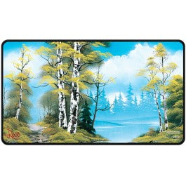 Ultra Pro Black Stitched Playmat Bob Ross Lakeside Path