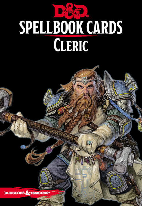 D&D 5E: Cleric Spellbook Cards
