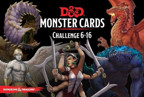 D&D 5E: Monster Cards - Challenge 6-16