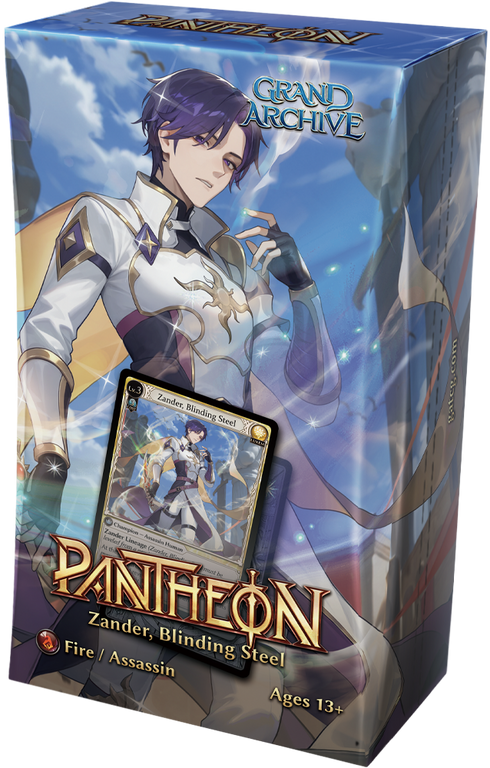 PREORDER: Grand Archive - Radiant Origins Pantheon Decks: Zander, Blinding Steel
