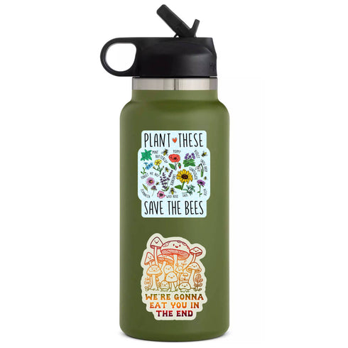 J&M: Mushroom Fungi Forage Funny High Quality Vinyl Sticker