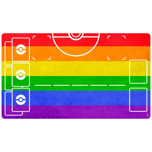 Pokemon TCG Solid Rainbow Playmat