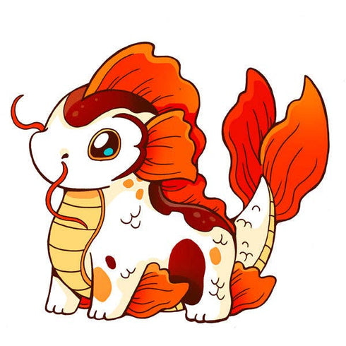 Squishable - Mini Koi Fish Dragon Plush