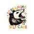 J&M: Screaming is Self Care Possum High Quality Vinyl Sticker