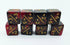 Foam Brain Games: 8 Piece +1/+1 Counter Dice - Red and Black