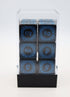 Foam Brain Games: 12 piece D6 Dice Set - Magic Burst Blue