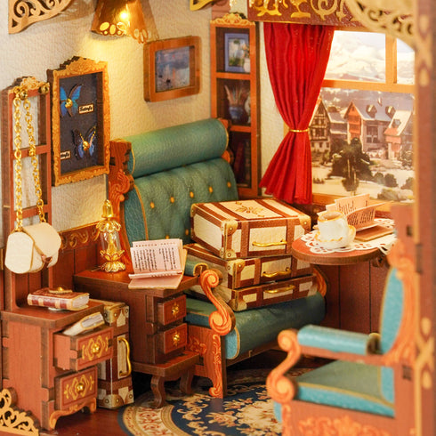 DIY Book Nook Kit: European Travels (Motion Scene)