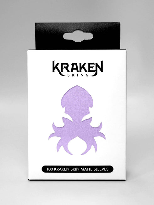 Kraken Skins: 100 count Matte Sleeves - Lavender