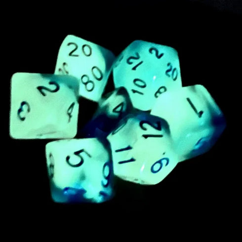 Glow in the Dark - Glowing Memory RPG Dice Set