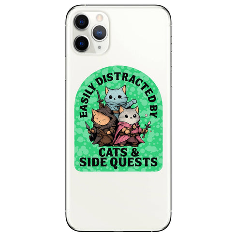 J&M: Kitty Cat Role Play Game Magic High Quality Vinyl Sticker