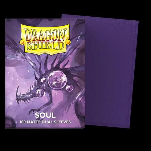 Dragon Shield: 100 Standard Size Dual Matte Sleeves - Soul