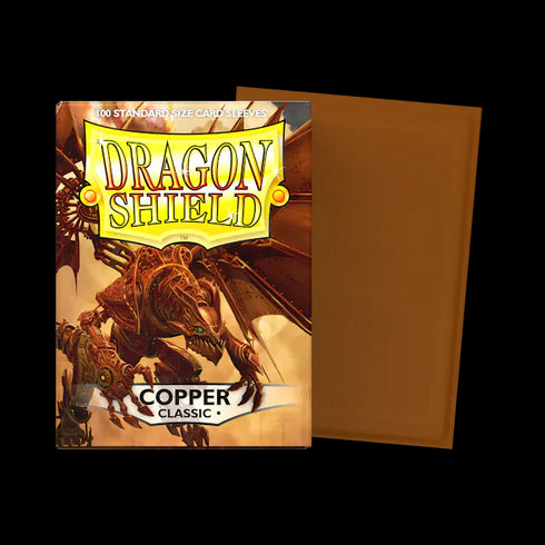 Dragon Shield: 100 Standard Size Classic Sleeves - Copper