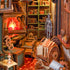 DIY Book Nook Kit: Leonardo da Vinci w/ Dust Cover