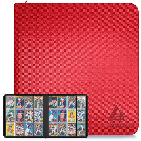 Invested Alliance: Premium TCG Card Binder - Red