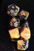 Halloween Pumpkin RPG Dice Set