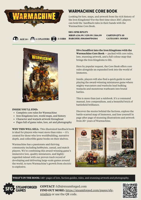 Warmachine Core Book