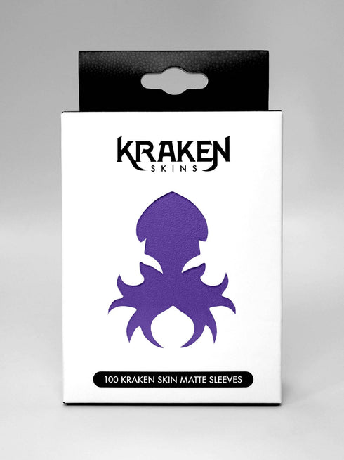 Kraken Skins: 100 count Matte Sleeves - Emperor Purple