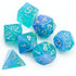 Blue & Green Seabed Treasure RPG Dice Set