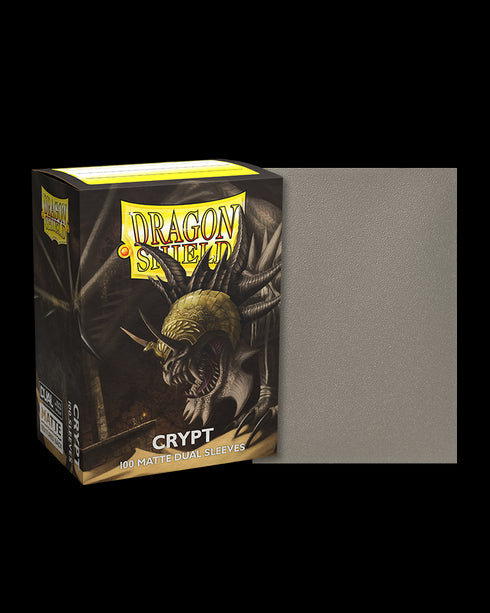 Dragon Shield: 100 Standard Size Dual Matte Sleeves - Crypt