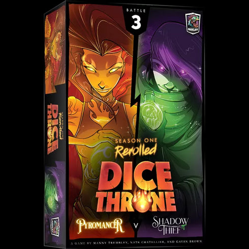 Dice Throne Season One Pyromancer v Shadow Thief
