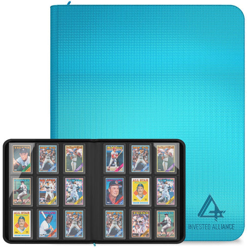 Invested Alliance: Premium Toploader Binder - Teal