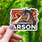 Mimic Co: Commit Arson Firebreathing Dragon Sticker - 3"