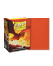 Dragon Shield: 100 Standard Size Dual Matte Sleeves - Ember