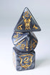Foam Brain Games: 25mm 7 Piece RPG Dice Set - Queen's Armory "Cursed"
