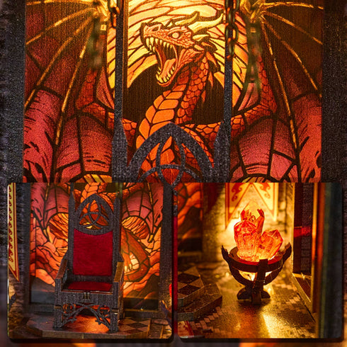 DIY Book Nook Kit: Ember Throne