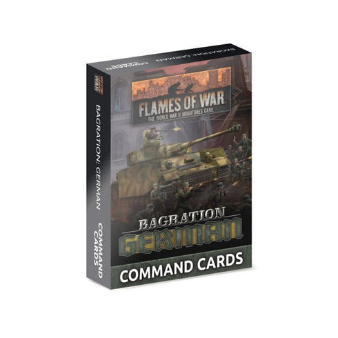 World War II Flames of War: Bagration - German Command Cards