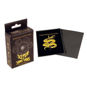 Viper Sleeves: Snake Skins - 100 ct. Standard Size Matte Sleeves (Gray)
