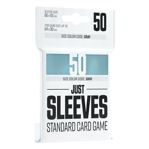 Gamegenic: Just Sleeves - 50 Count Standard Size (Clear)