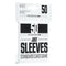 Gamegenic: Just Sleeves - 50 Count Standard Size (Black)