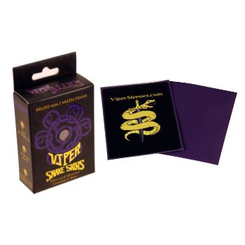 Viper Sleeves: Snake Skins - 100 ct. Standard Size Matte Sleeves (Purple)
