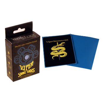 Viper Sleeves: Snake Skins - 100 ct. Standard Size Matte Sleeves (Teal)