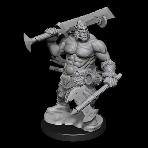 D&D Frameworks: Orc Barbarian Male
