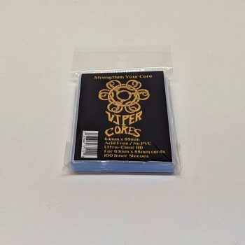 Viper Sleeves: Viper cores - 100 ct. Standard Size Inner Sleeves (Clear)