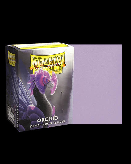 Dragon Shield: 100 Standard Size Dual Matte Sleeves - Orchid